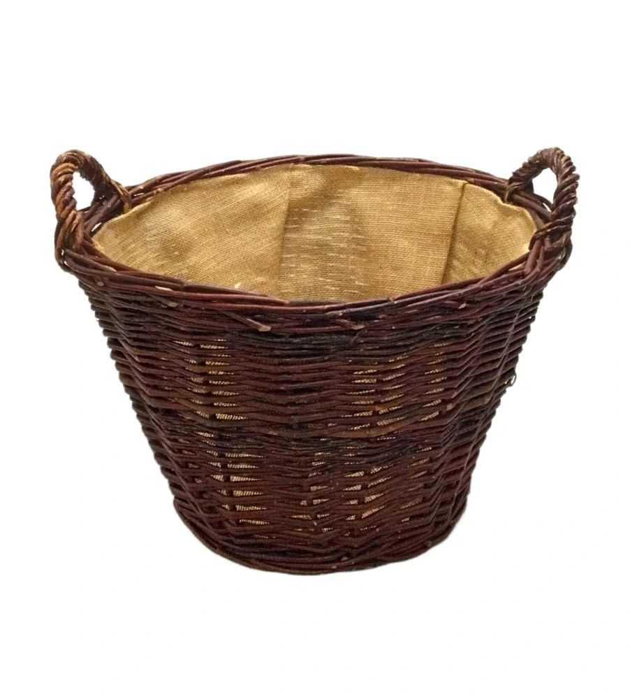 Proutěné koše hospodářské průměr 50 cm s jutou