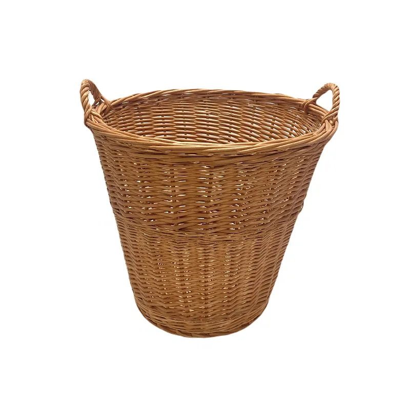 Proutěný koš hospodářský průměr 45 cm, loupaný