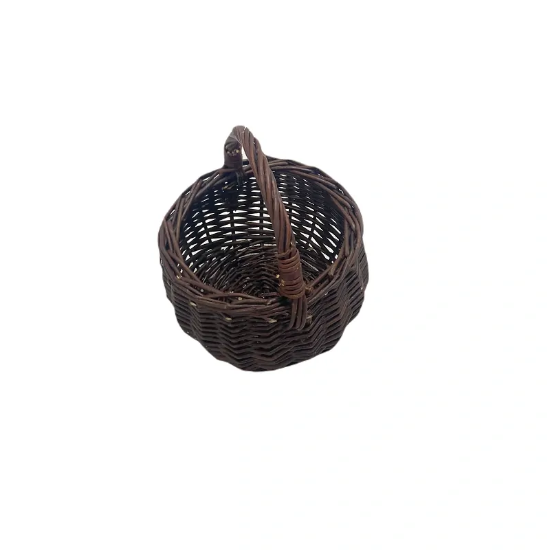 Proutěný koš Bolerko Mini tmavý