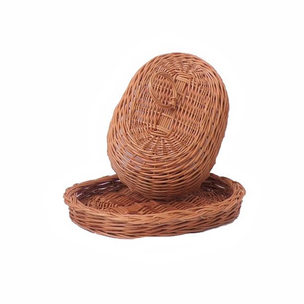 Proutěný chlebník oválný