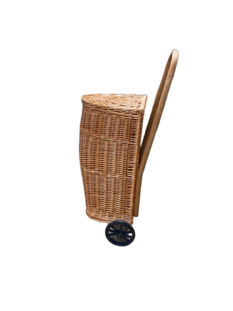 Proutěná nákupní taška s kolečky Baby Mini