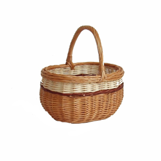 Proutěný koš Válečkový 2
