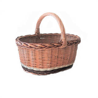 Proutěný koš oválný velký, pekařský