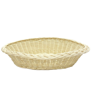 Proutěný pelíšek 50 cm bílý